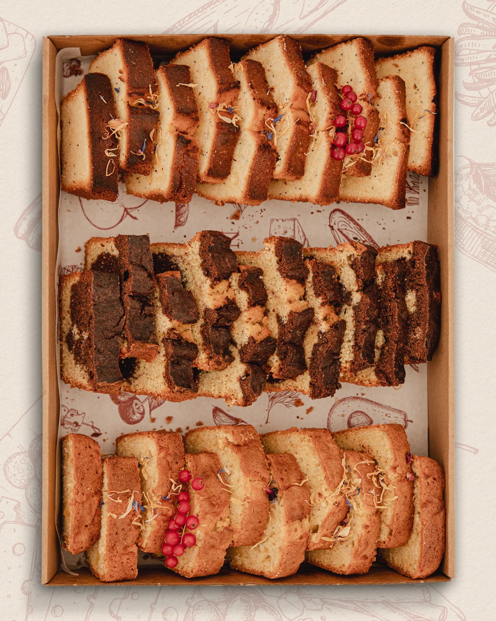 Grand Assortiment de Cakes