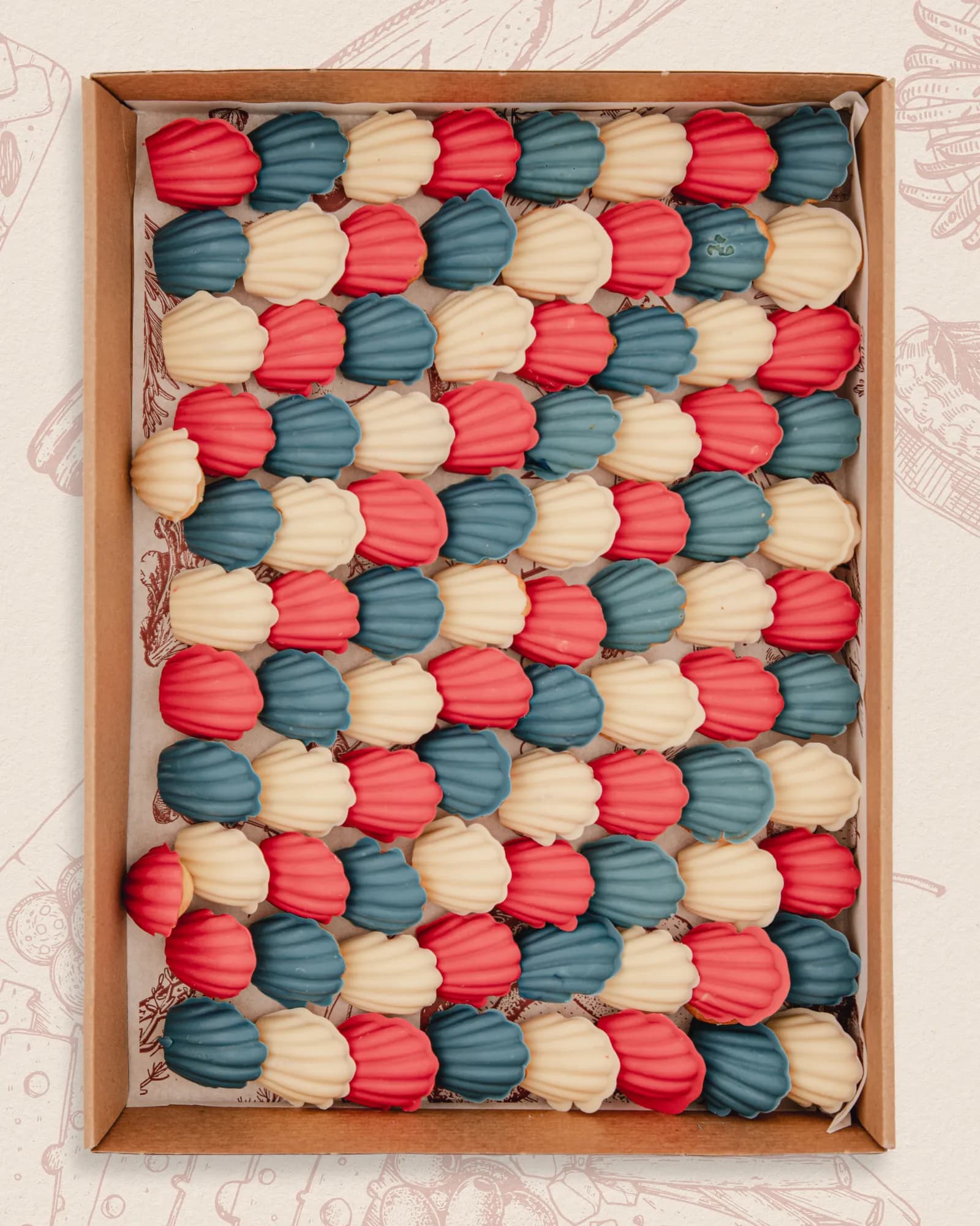 Grand Mini Madeleines Couleur d'Événement, photo 1