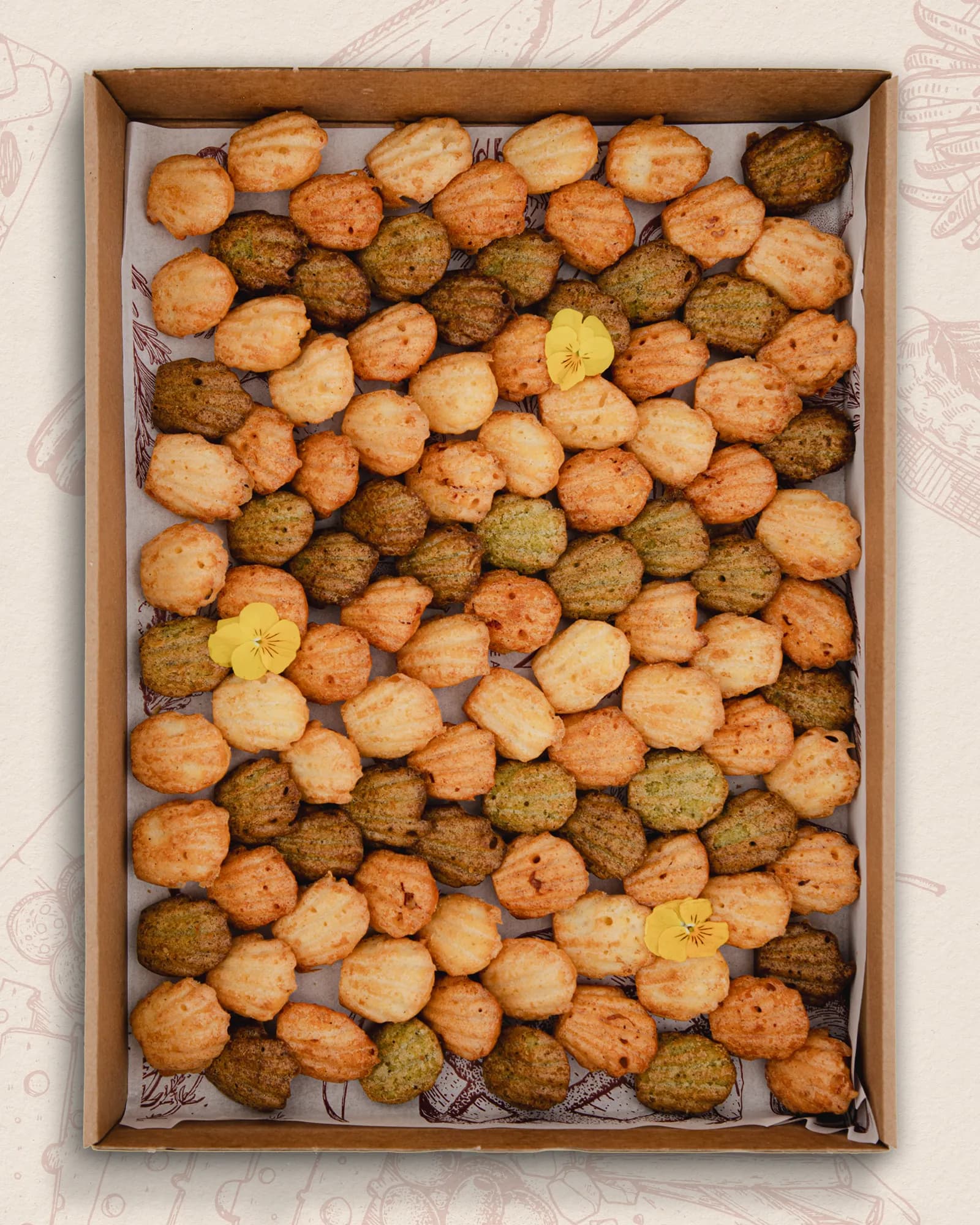 Grand Mini Madeleines Salées