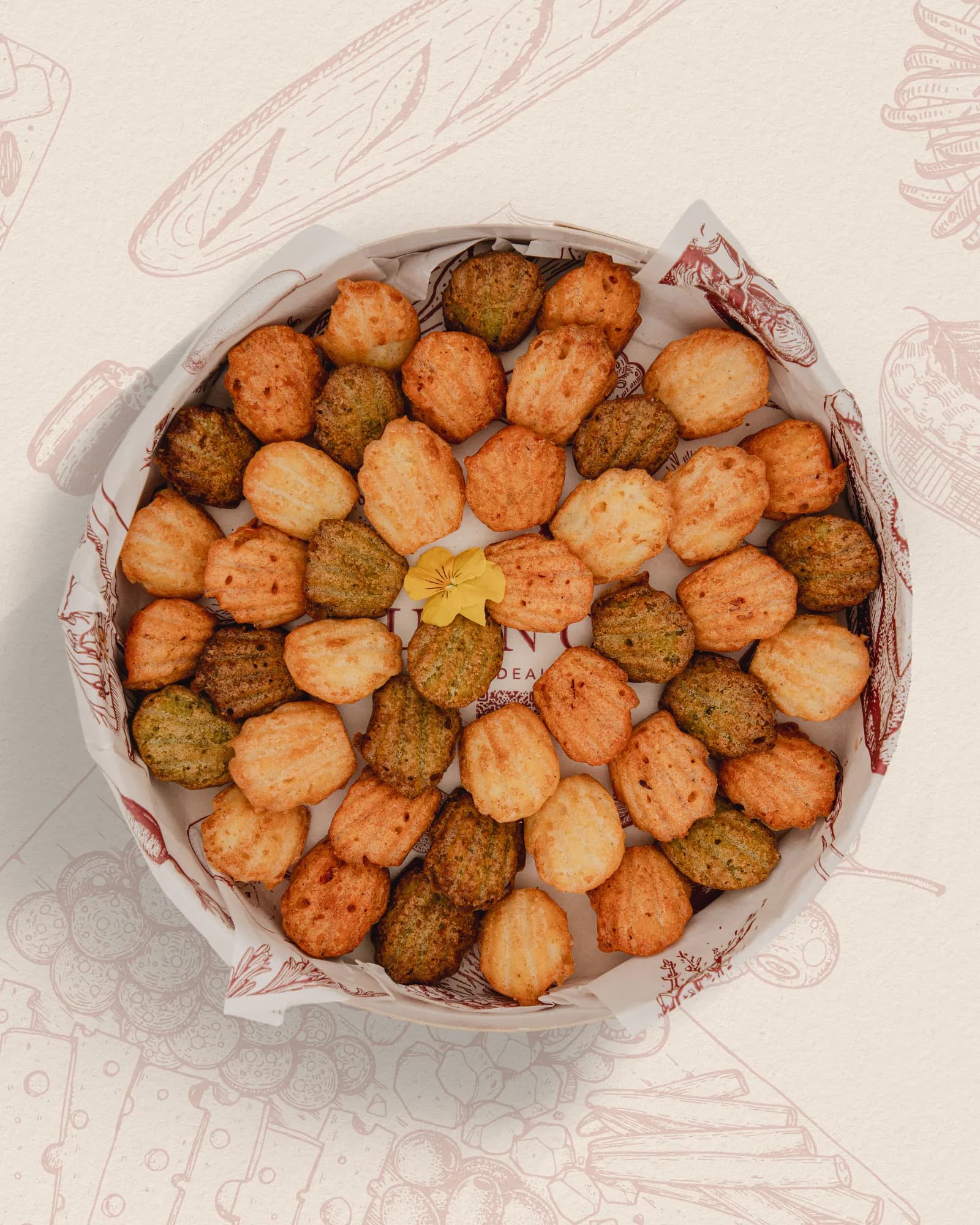 Moyen Mini Madeleines Salées