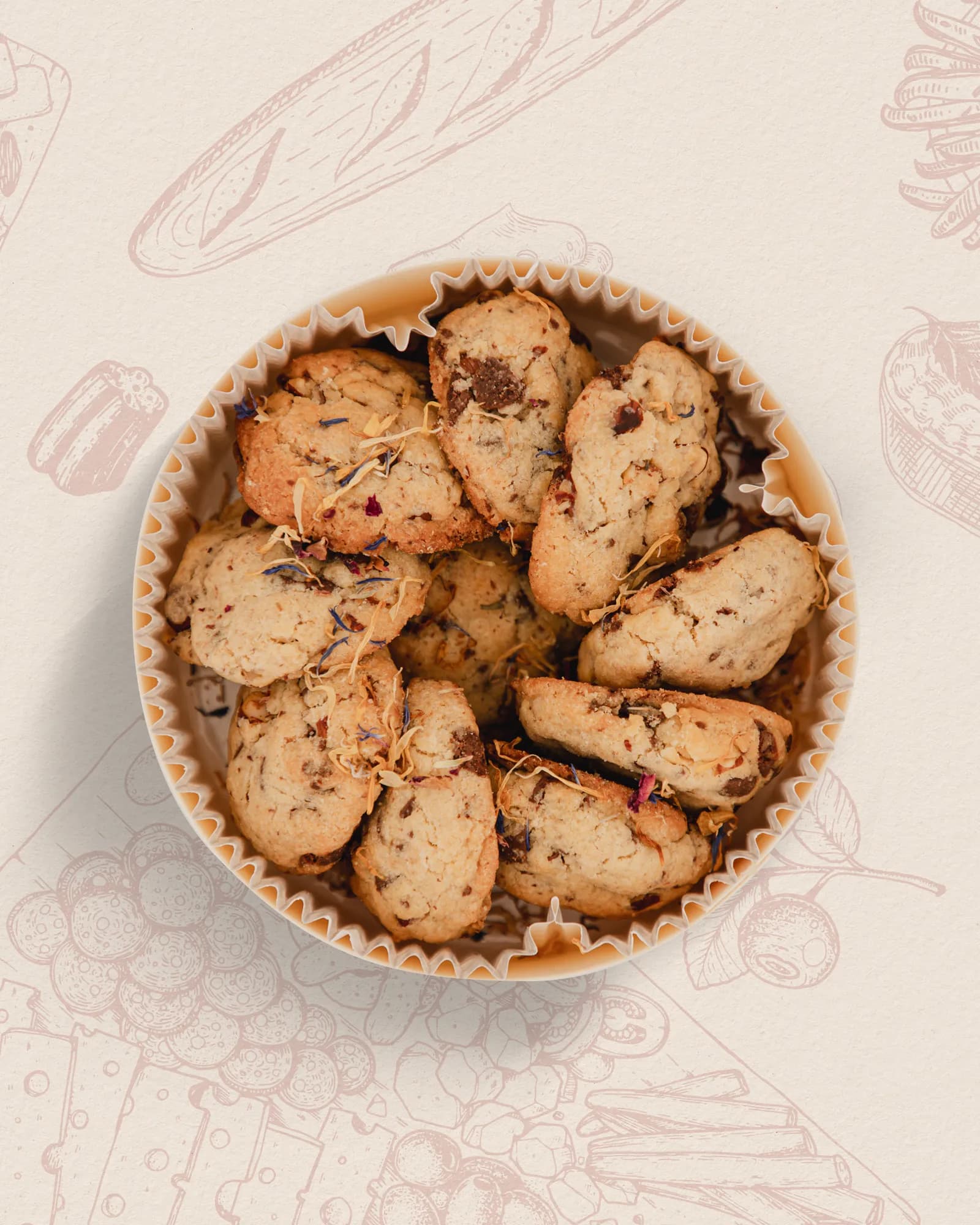 Petit Cookies Chocolat Noisette